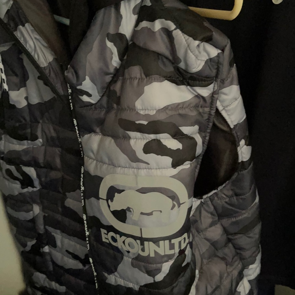Ecko vest jacket hoodie